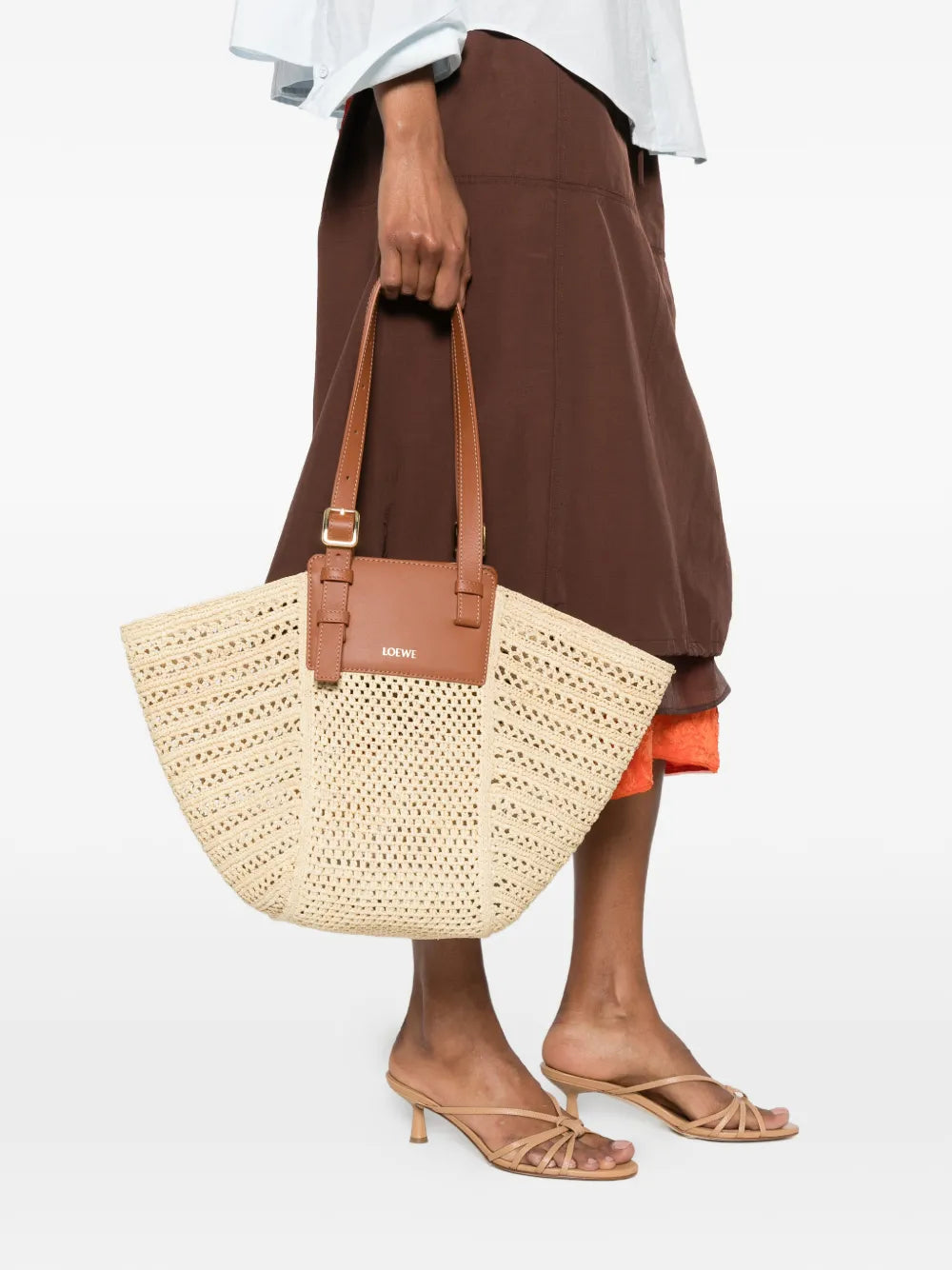 LOEWE Medium Hammock woven shoulder bag