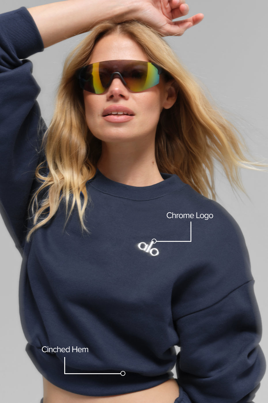 sweater Accolade  Cropped Crew Neck "best-seller"