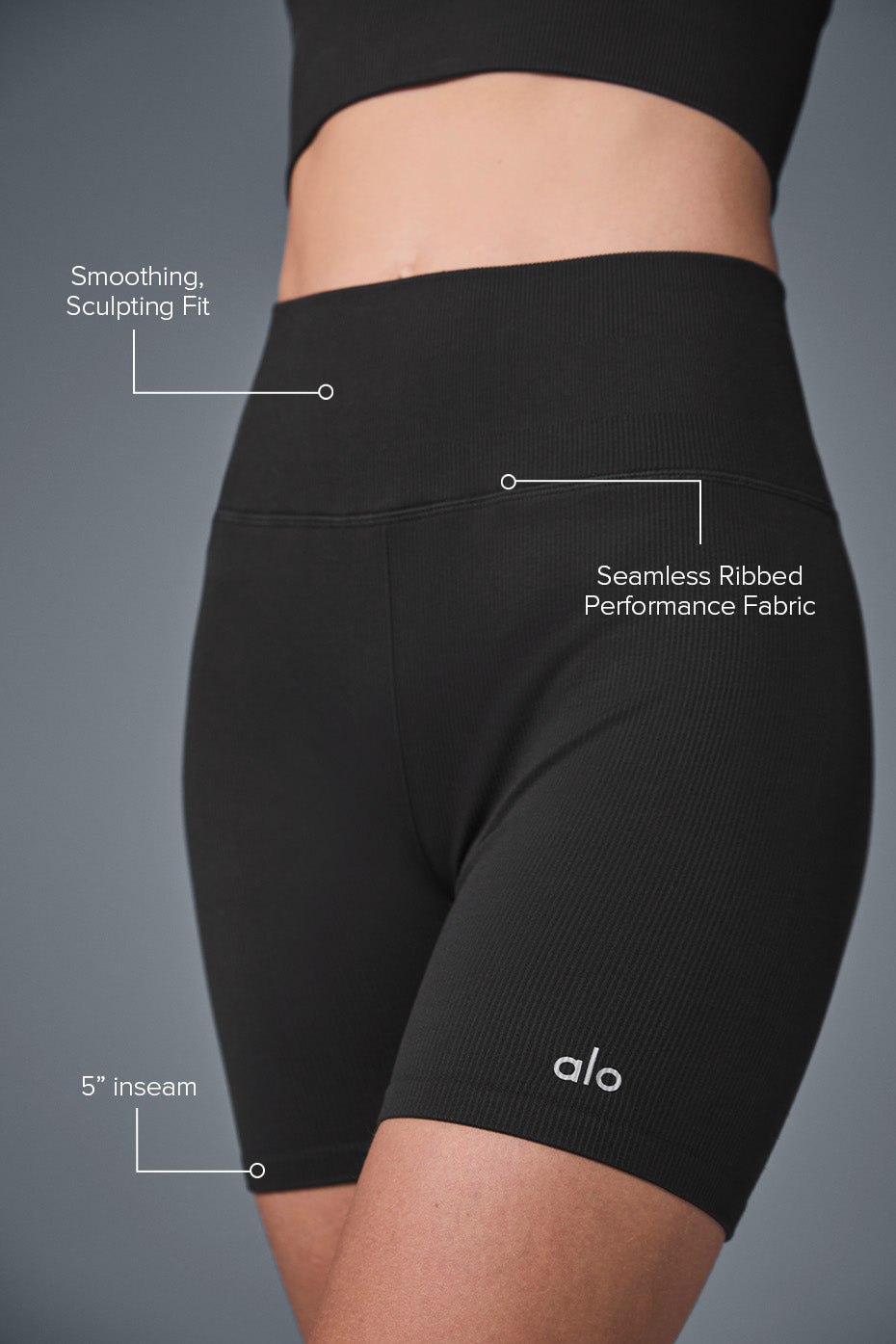 short Favorite 5" Seamless Ribbed "best-seller"